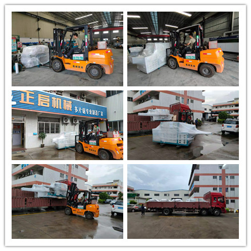 2021年7月19日發往云南紅河州--ZQ300型原木多片鋸、ZQ150型圓木多片鋸、ZQ60小型多片鋸、原木自動出料架