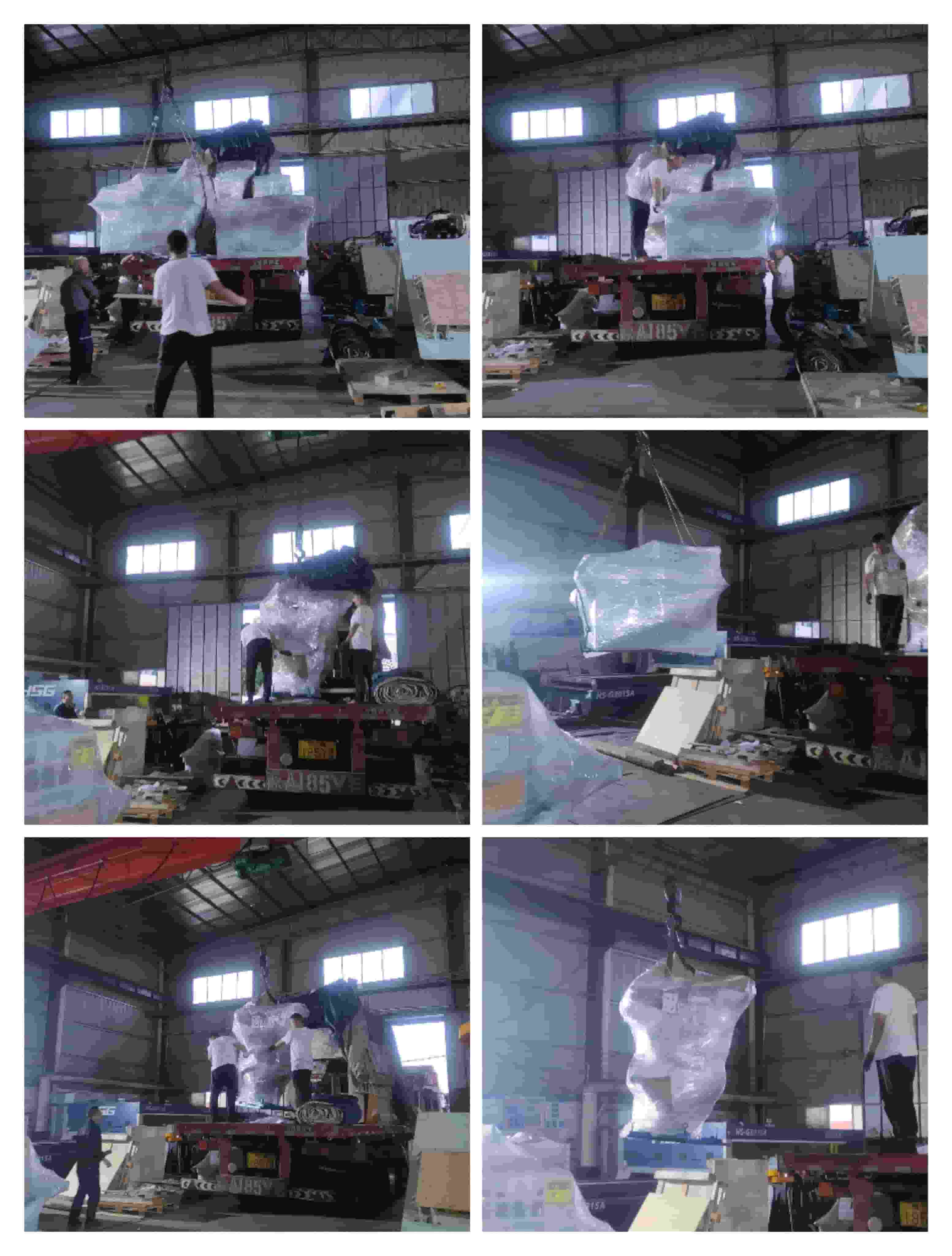 2023年4月2日發河南鄭州-釘托盤機器人1臺、平面工作臺一個