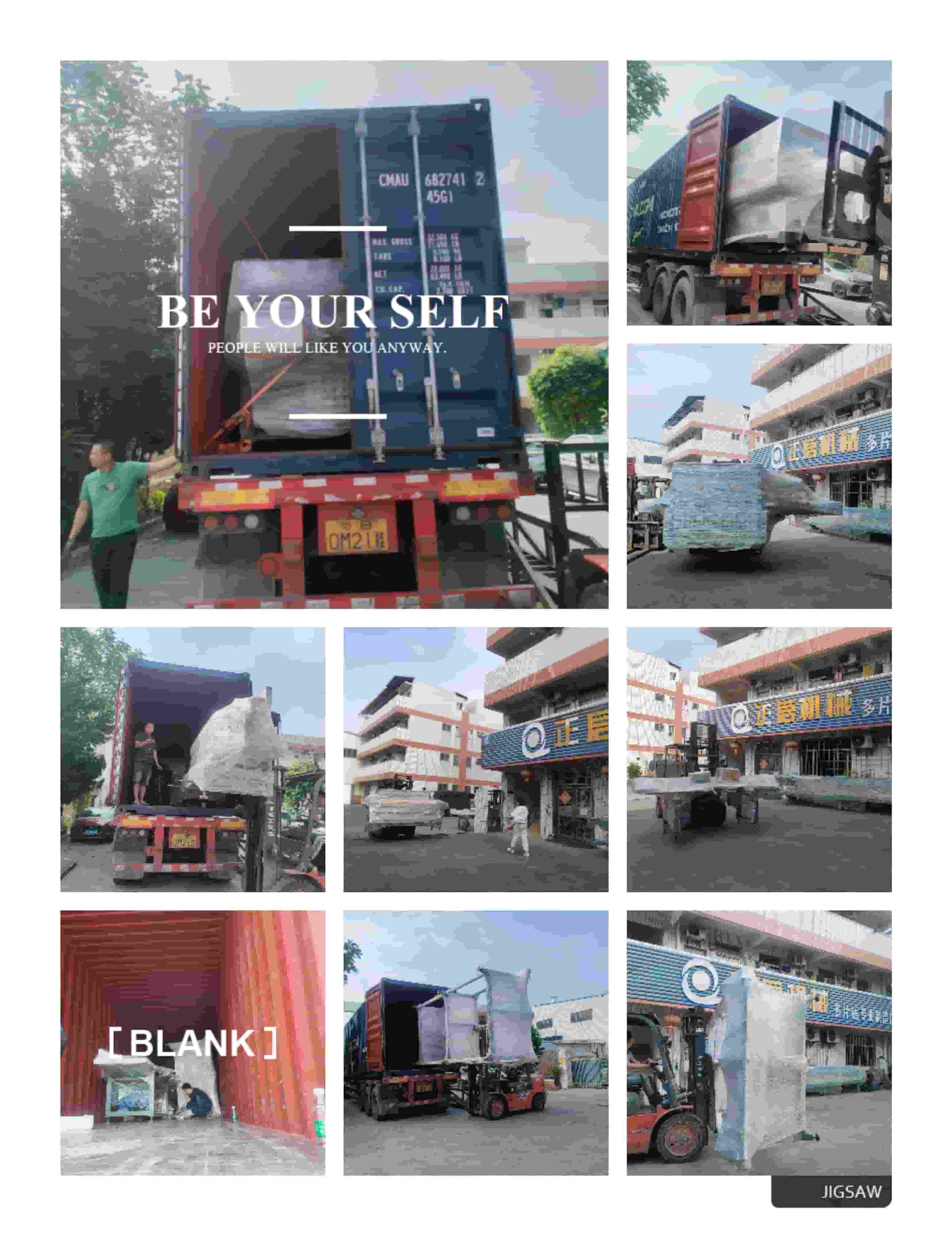 2023年12月15日發佛山品億良機械發印尼裝柜-ZQ400原木多片鋸、堆料輸送架、自動翻轉進料架、自動出料架